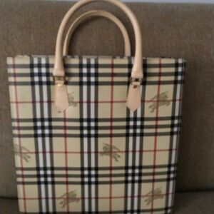 Plaid Tote bag